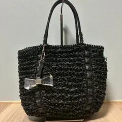 ANTEPRIMA Ribbon Charm Wire Bag Black