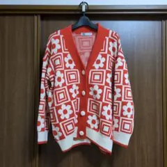 【新品】ザラ　ハンドメイド風 レトロニットカーディガン