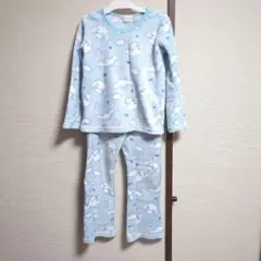 子供用パジャマ 130cm シナモロール ふわもこ上下セット