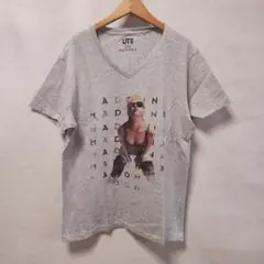 ユニクロ X マドンナ メンズ Vネック半袖Tシャツ M