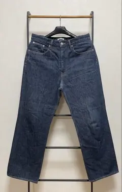 Rio さま専用 AURALEE ベージュ ストレートデニム SELVEDGE FADED LIGHT DENIM WIDE PANTS 4