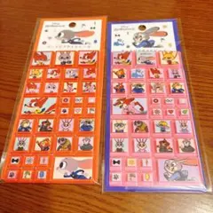 ディズニー　ズートピア　タイルシール　2種類セット