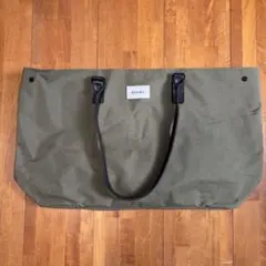 美品　BEAMS オリーブグリーン トートバッグ