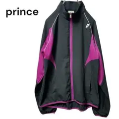 プリンス　ウェア　スポーツ　通気性　メッシュ　上着　黒　フリー