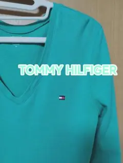 トミーヒルフィガー VネックロンT カットソー