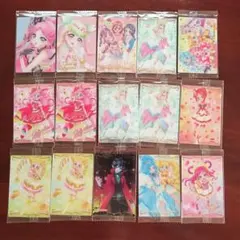 プリキュア　ウエハース　カード　フィナーレ　マシェリ　ブラック　ホワイト　集合 プリキュア ウエハース カード フィナーレ マシェリ ブラック ホワイト