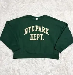 【美品】 「NYC PARK DEPT. 」スウェット グリーン