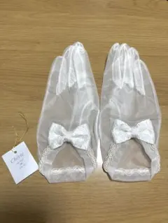 Chirie ウェディンググローブ ホワイト