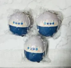 呪術廻戦 五条悟 ぬいくじ D賞 ふわコロりん 五条悟3個セット