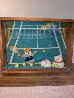 柴犬ボックス　テニス
