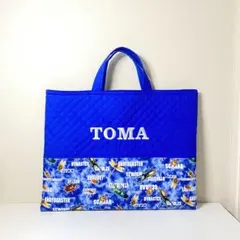 【お名前刺繍サービス】昆虫柄★レッスンバッグ