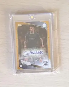 Topps バルセロナ シャビ 直筆サインカード - メルカリ