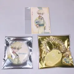 名探偵プリキュア 極楽湯 缶バッジ ロッカーキー風キーホルダー ジェット先輩