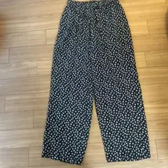 AmericanHolic小花柄 ワイドパンツ イージーパンツ M