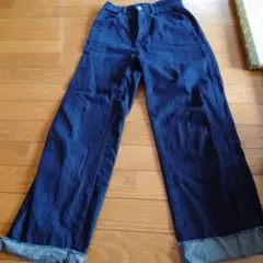 ハイウエストストレートデニムMサイズ GU
