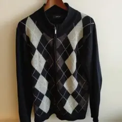 アーガイル カーディガン