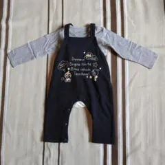 アンパンマン オーバーオール 80 ネイビー