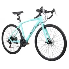 R2088ロードバイク 700cシマノ製 21段変速ライト スタンド付 自転車