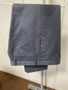 グレー スリムフィット チノパン カフス付きのサムネイル