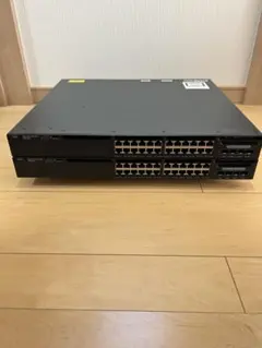 【 CCNA、CCNP】2台セットCisco L3スイッチ3650