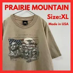 【美品】古着　USA製　ラシュモア山国立記念碑　プリント　Tシャツ　メンズ　XLのサムネイル