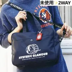 未使用✨ヒステリックグラマー 2WAYバッグ AIRLINE ヒスガール 黒