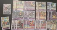 紫ルフィ　デッキ　ワンピース トレーディングカードセット