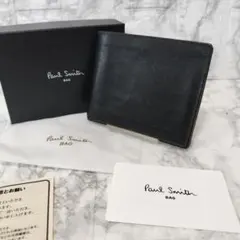 Paul Smith ブラック 二つ折り財布