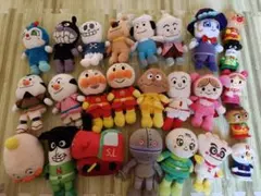 アンパンマン ぷりちぃビーンズぬいぐるみ20体＆ソフビ人形5体セット
