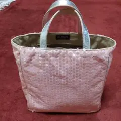 MZ WALLACE スパンコールピンクトートバッグ