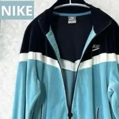 NIKE ナイキ ベロア トラック ジャケット 刺繍ロゴ size L