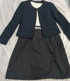 セレモニースーツ 3点セット ブラックネイビー　Mサイズ