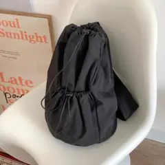 ワンショルダー バックパック ブラック マット 新品未使用 レディース メンズ