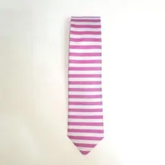 Salvatore Ferragamo フェラガモ ネクタイ ピンクボーダー