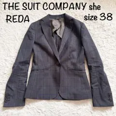 THE SUIT COMPANY she テーラードジャケット 38 REDA