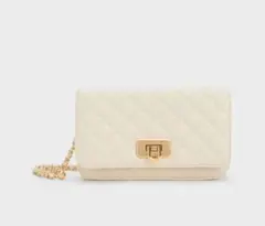 クレシダ キルトチェーンストラップバッグ