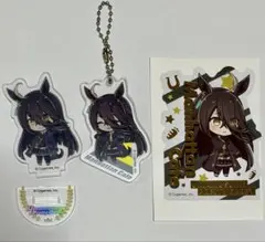 ウマ娘 マンハッタンカフェ アクリルスタンド キーホルダー ステッカー　ダイソー