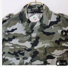 新品 タグ付 匿名配送 23区 迷彩 カモフラージュ ブルゾン 38号のサムネイル