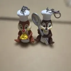 チップとデール シェフキーホルダー