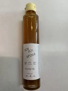 希少　ソルソルソウル SOLSOLSEOUL ごま油　2本　クリームキャップ SOLSOL SESAME OIL | SOLSOL SEOUL