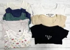 【8点セット】90cm 男の子用 メッシュ ベビー肌着 ロンパース