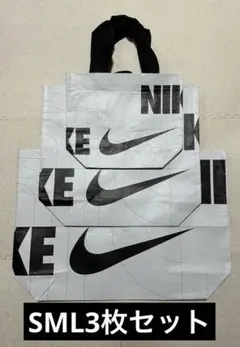 ナイキ エコバッグ S M L 3枚セット ショッピング トート バッグ 韓国.