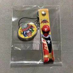 【海賊戦隊ゴーカイジャー】プレート付きストラップ 戦隊ヒーロー35周年 レア
