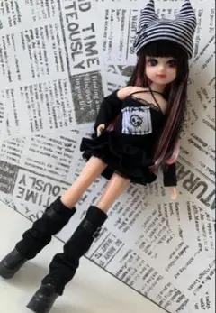 リカちゃんアウトフィット ブライス服 （標準ボディ22cm用) 3点セット