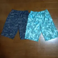 迷彩柄ハーフパンツ 160cm