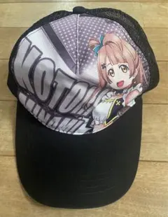 新品ラブライブ！南ことり メッシュキャップ　黒　帽子アイドル アニメ