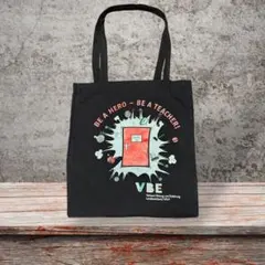 VBE イラスト＆ドイツ語ロゴ トートバッグ 黒