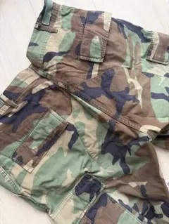 アメカジ迷彩 ミリタリーパンツ 複数ポケット付き