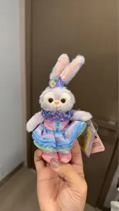 香港ディズニーランド正規品ステラルーぬいぐるみキーチェーン