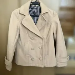 INGNI ベージュ ダブルブレストピーコート